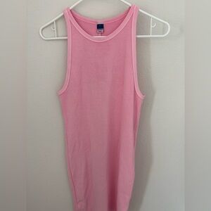 Pink Sleeveless Women's Dress